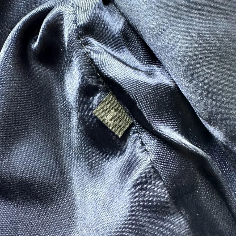 Peroni Italy White Leather Full Zip LOGO perforated Sleeve Jacket - Picture 6 of 9